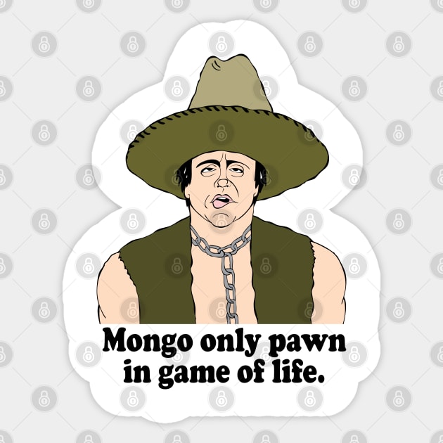 BLAZING SADDLES MONGO FAN ART!! Sticker by cartoonistguy